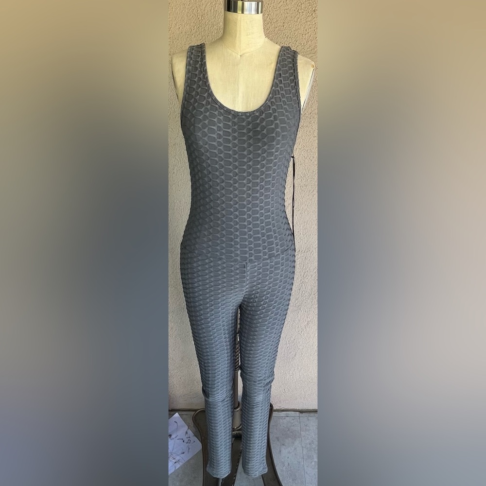 Ara Sports Grey Jumpsuit with Bouncy Texture